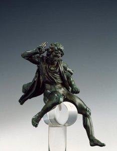 Arte griego: "El rey de Macedonia Alejandro Magno (356-323 a.C.) a caballo". Escultura en bronce de Lisipo de Sición (395-305 a.C.) Siglo IV a.C. Roma Museo Nacional de Villa Giulia Italia