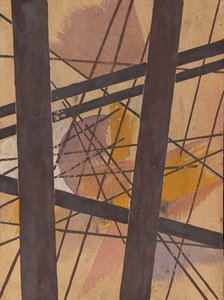 Construcción de la Fuerza Espacial, ca. 1921-1922 de Lyubov Sergeyevna Popova