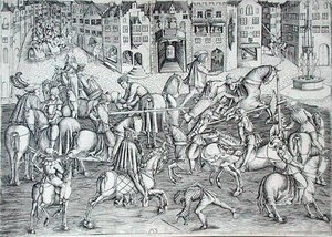 El torneo, c.1500 de MZ Master
