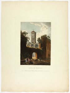 Arco de Pantani, placa treinta y siete de las Ruinas de Roma