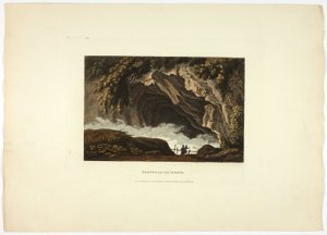 Gruta de las Sirenas, placa treinta de las Ruinas de Roma de M. Dubourg