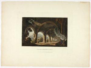 Cuadras de la Villa Meccena, lámina once de las Ruinas de Roma de M. Dubourg