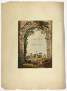 Portada de Ruinas de Roma de M. Dubourg