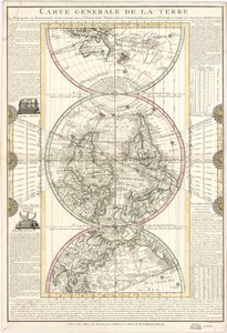 Mapa General de la Tierra de M. Flecheux