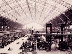 La sala de máquinas en la Exposición de París, de L