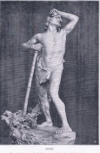 Adán, de The Magazine of Art 1893, Cassell and Company de M. Lavergne