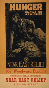 El hambre no conoce armisticio--Ayuda al Cercano Oriente, 1919 de M. Leone Bracker