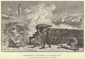 Bombardeo de Alejandría por la flota británica de M. Schonberg