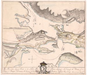 Un plano de Rhode Island por Seix (manuscrito) de M. Seix