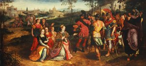 Coriolano y Volumnia de Maarten de Vos