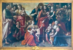 Jesús entre los niños de Maarten de Vos