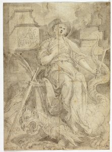 Estudio para Santa Margarita de Maarten de Vos