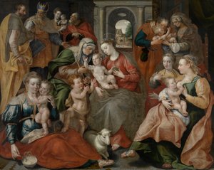 La familia de Santa Ana de Maarten de Vos