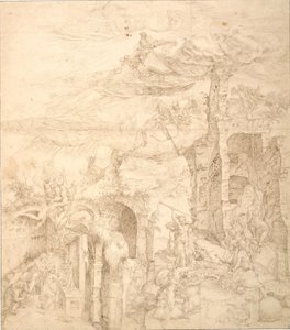 Una alegoría sobre la fuerza de la fe de Maarten van Heemskerck
