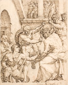 Cristo coronado de espinas de Maarten van Heemskerck