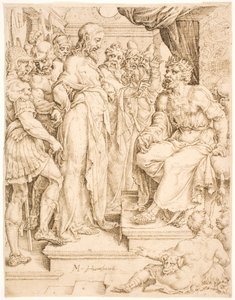 Cristo ante Herodes de Maarten van Heemskerck