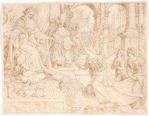 Ester ante Asuero de Maarten van Heemskerck