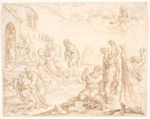 Un dimitte nobis (y perdónanos) de Maarten van Heemskerck