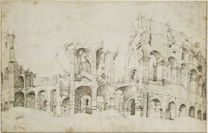 Maarten van Heemskerck - Roma, el Coliseo de Maarten van Heemskerck