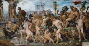 La procesión triunfal de Baco de Maarten van Heemskerck