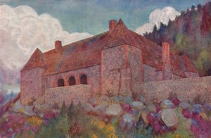 Una casa en Polonia: Vista desde el sureste, siglo XX de Mackay Hugh Baillie Scott