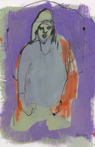 Sketchbook 10, 2024 (pintura al temple, tinta, carboncillo sobre papel)