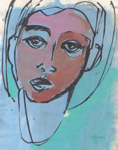 Sketchbook 21, 2024 (pintura al temple, tinta sobre papel)