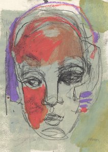 Cuaderno de bocetos 27, 2025 (témpera, pastel, tinta, lápiz sobre papel)
