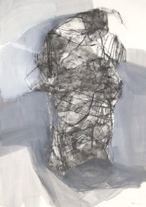 Torso 6, 2022 (carboncillo sobre papel)