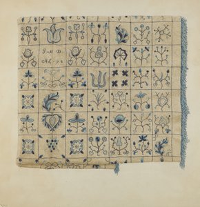 Cubrecama de Mae A. Clarke