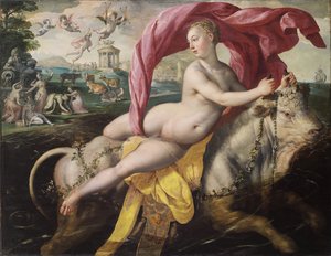 El rapto de Europa, ca 1590 de Maerten Vos de