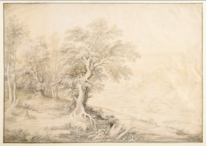 paisaje de río de Maerten de Cock