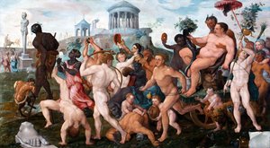 La procesión triunfal de Baco de Maerten van Heemskerck