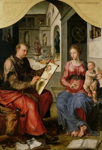 San Lucas pintando a la Virgen, c.1545