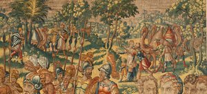 Historia de Gedeón, juez y guerrero de los hebreos, finales del siglo XVI (tapiz)