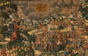 Historia de Gedeón, finales del siglo XVI (seda y lana)