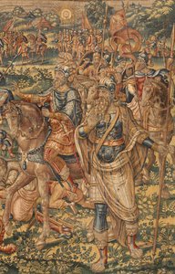 Historia de Gedeón, finales del siglo XVI (seda y lana) de Maerten van Heemskerck
