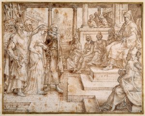 Susana acusada por los ancianos de Maerten van Heemskerck