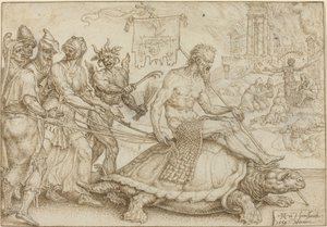 El triunfo de Job de Maerten van Heemskerck