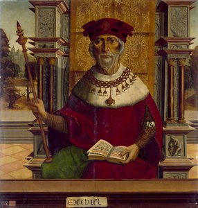 El profeta Ezequiel, c. 1525 de Maestro de Becerril