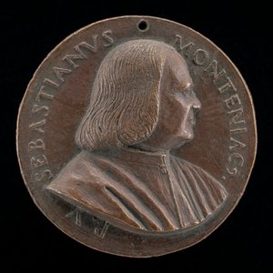 Sebastiano Montagnacco, fallecido en 1540, patricio veneciano [anverso], 1520-1530 de Maffeo Olivieri