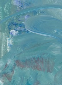 Abstracto en azul fluido