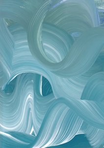 Olas azules y ondulantes