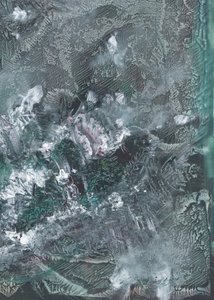 Abstracto invernal escarchado