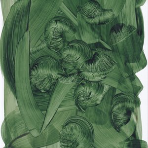 Espirales de un verde intenso de Maira Ribena