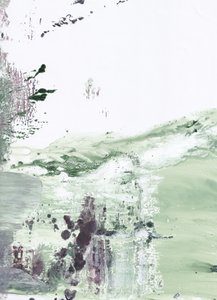 Abstracto en verde apagado de Maira Ribena
