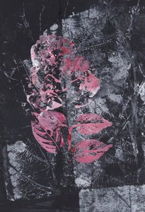 Flor rosa con textura