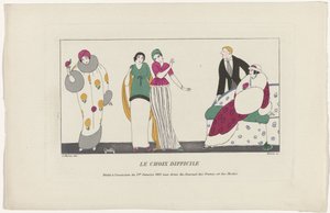 Journal des Dames et des Modes, 1 de enero de 1913: La difícil elección de Maire