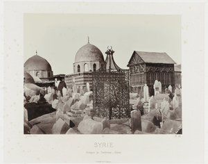 Gezicht op een begraafplaats in Damascus (Siria/Grupos de Tumbas - Damasco) Arquitectura antigua: Egipto, Grecia, Asia Menor: Álbum de fotos (título de la serie)