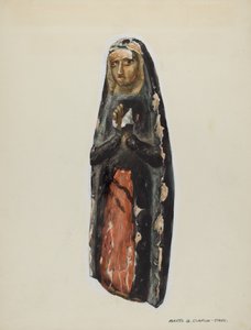 Virgen Bulto, c. 1939 de Majel G. Claflin
